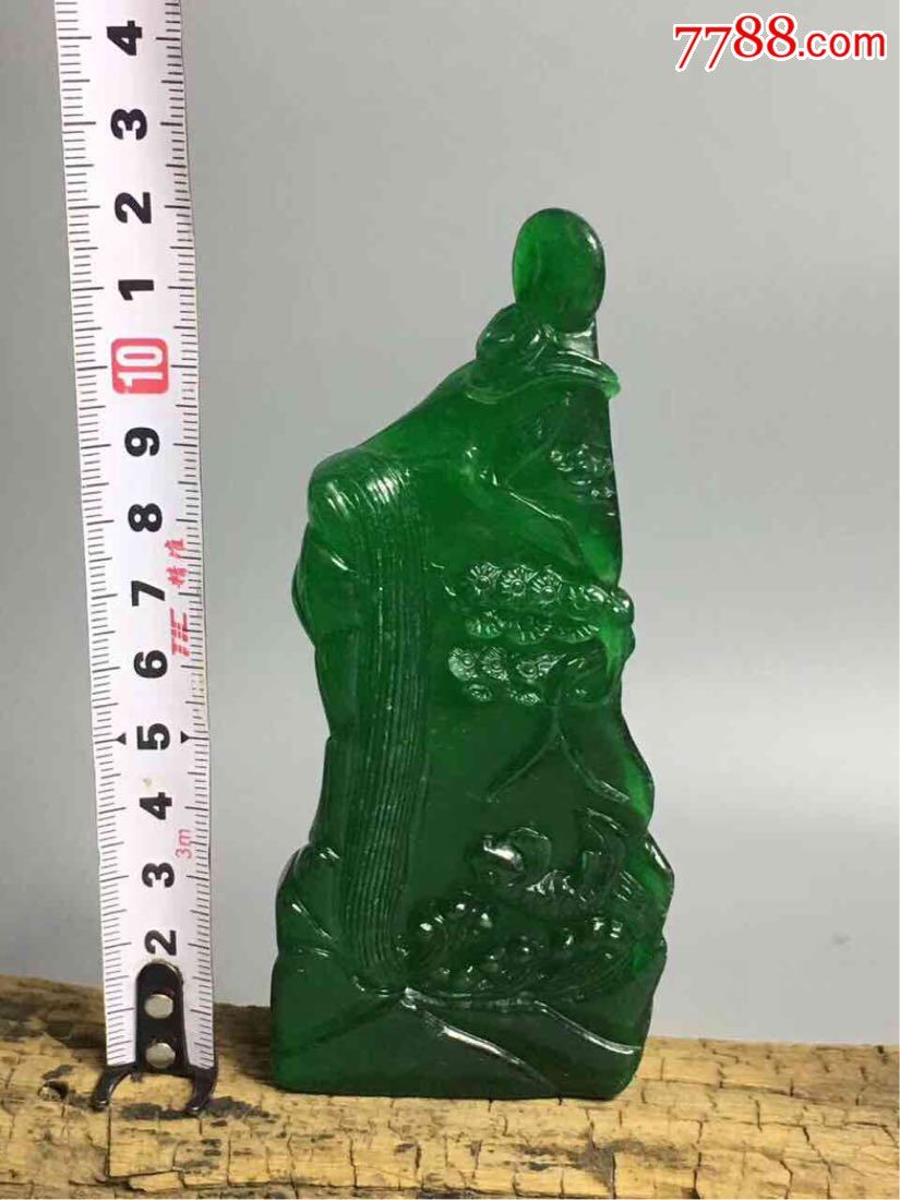 老翡翠摆件