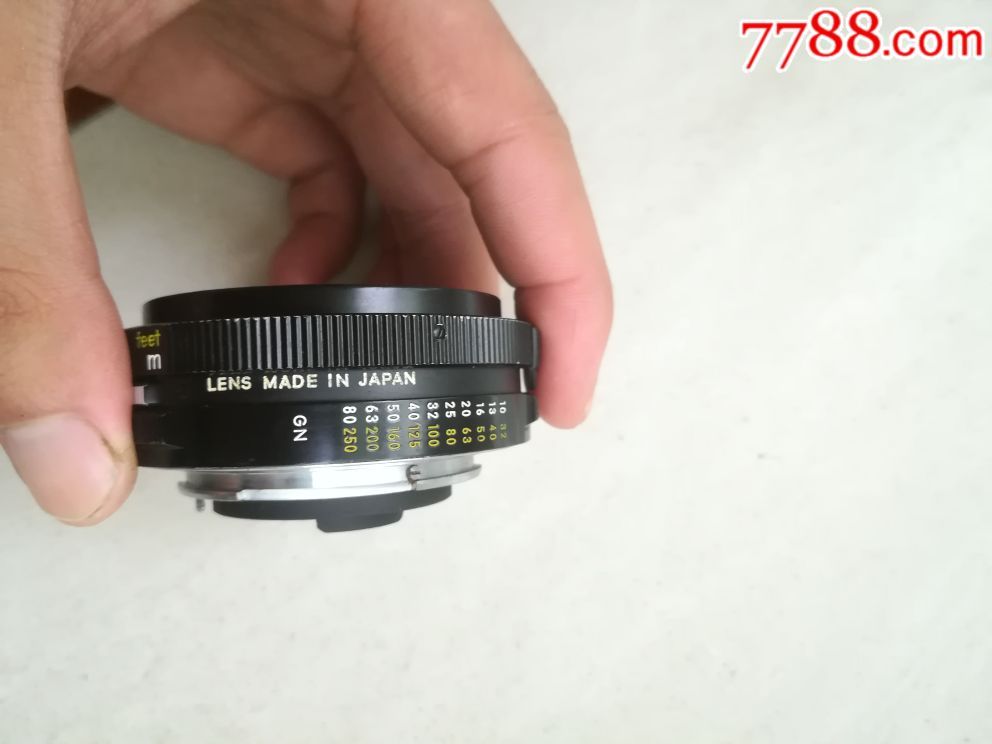 稀少的尼康超薄饼干头45\/2.8,原厂ai口