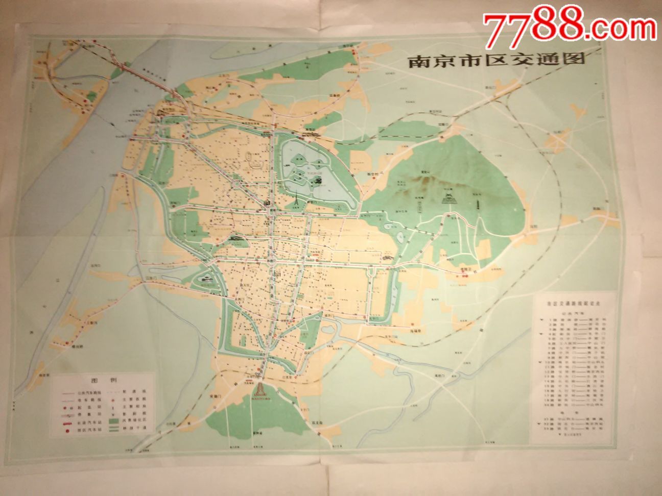 1978年南京市区地图
