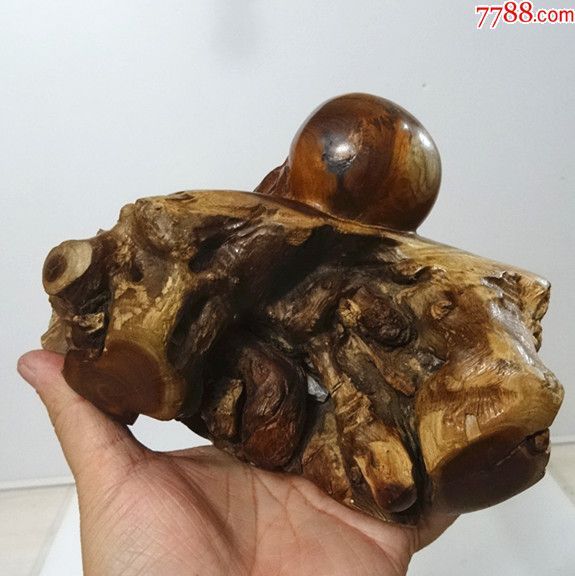 树瘤木雕根雕老子弥勒佛寿星手工随型雕刻