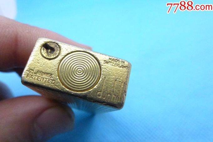 瑞士制造登喜路dunhill充气打火机,已漏气