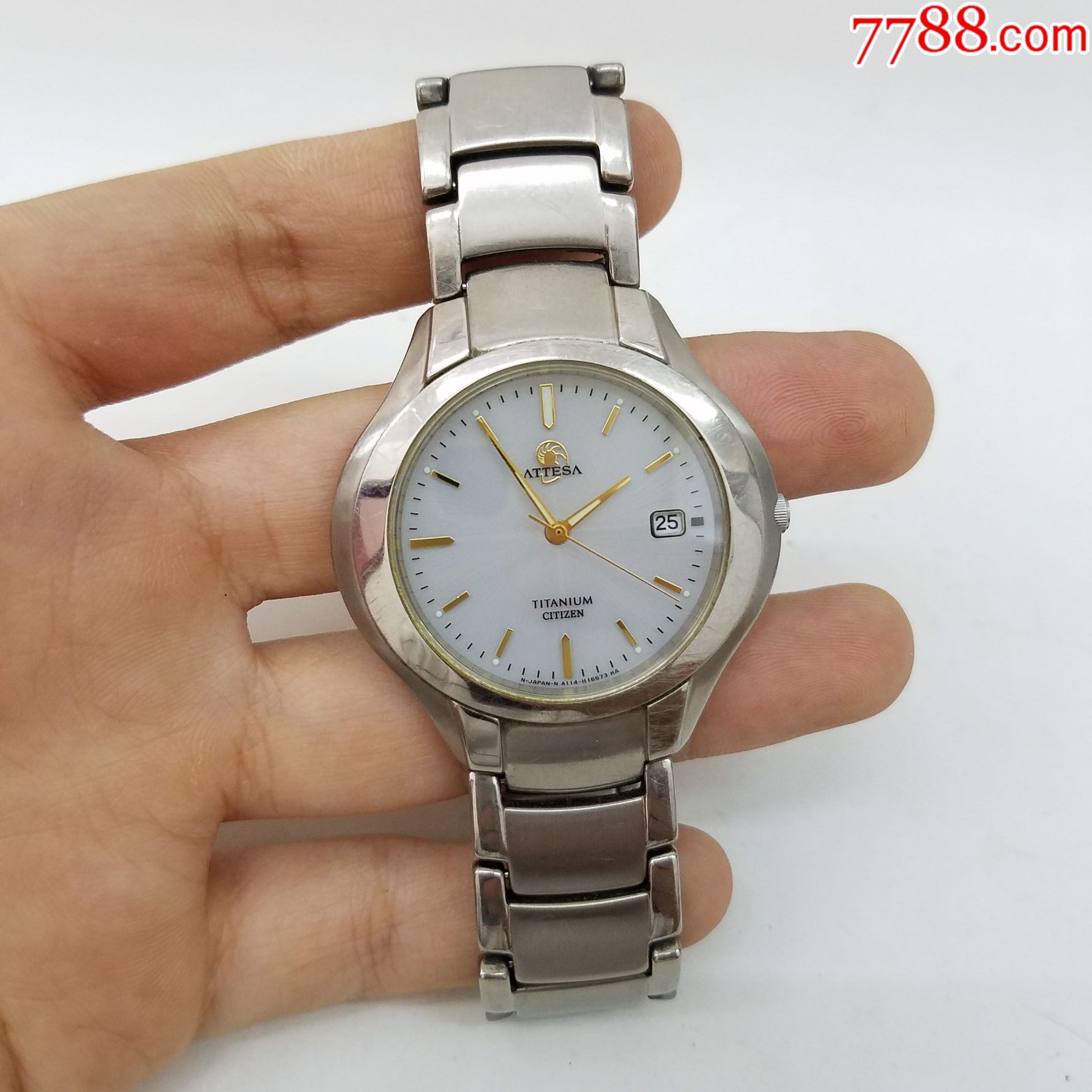 日本西铁城ATTESA高端海螺系列光动能男表【