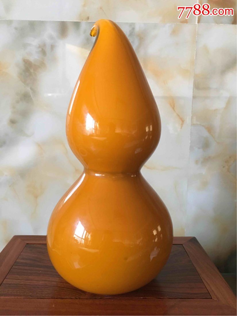 【纯手工制作】大个鸡油黄风水葫芦