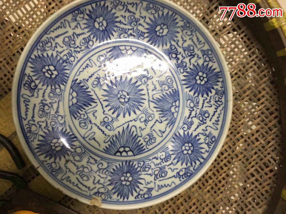 清朝特大盘子一只