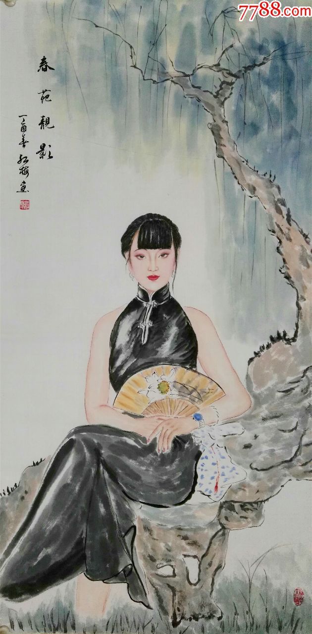 陈红梅老师精品仕女画