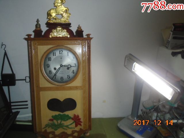 烟台木钟厂北极星牌【挂钟】