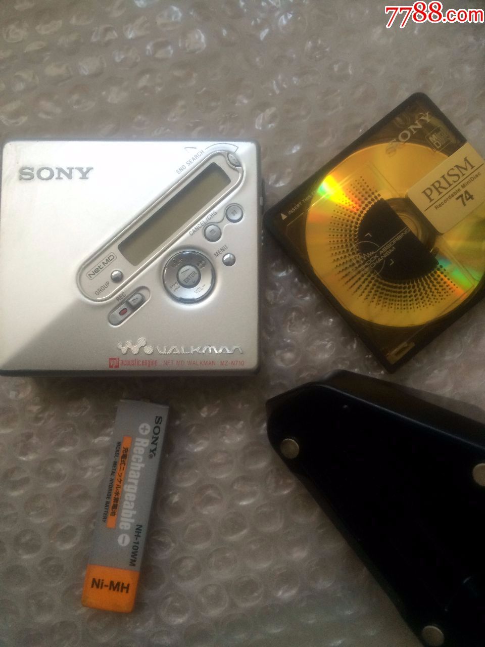 一台sony索尼mz-n710md磁带随身听