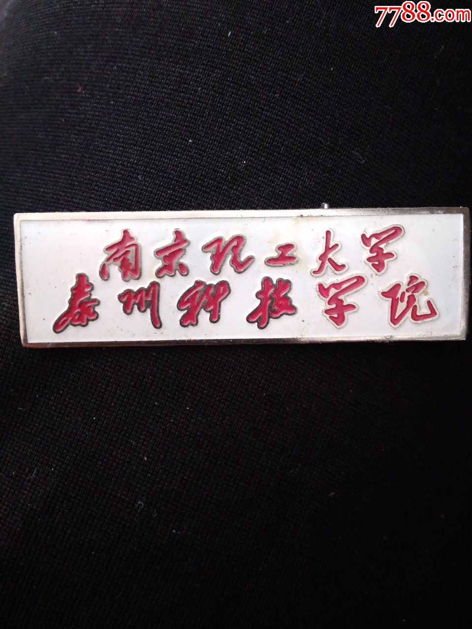 南京理工大学泰州科技学院~铜镀铬校徽