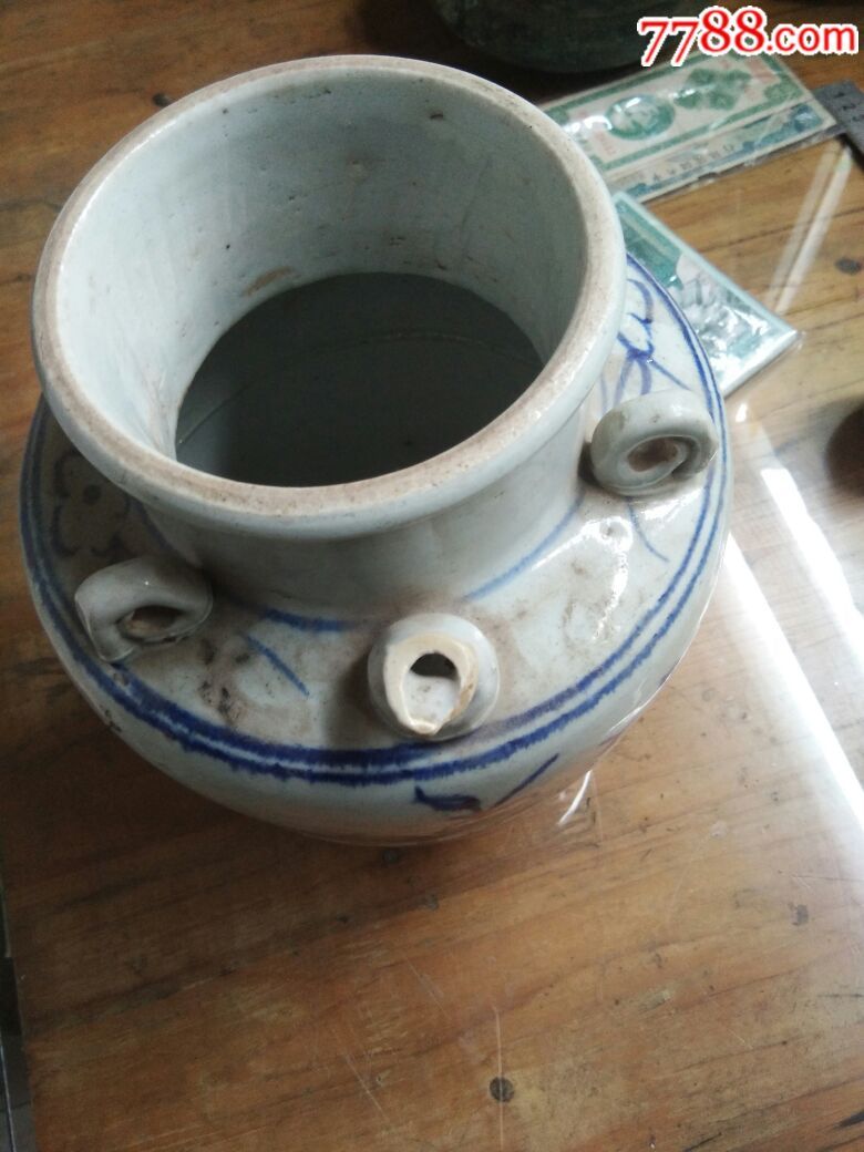 青花油罐子