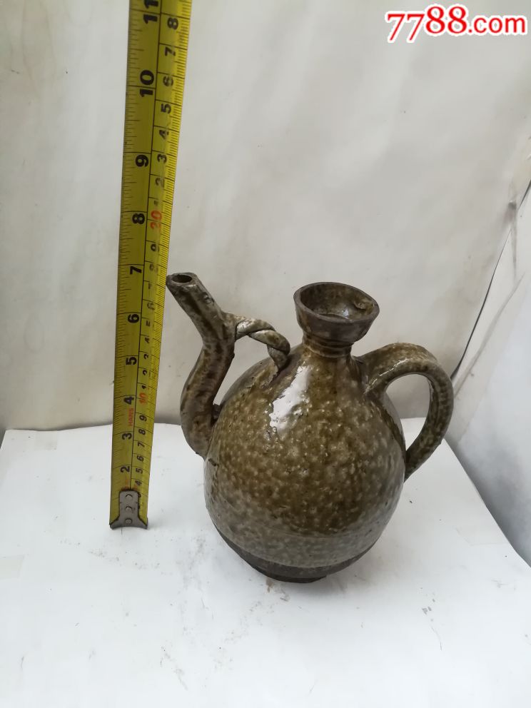 清代青釉酒执壶_价格150元【湖北宜昌古玩店】_第1张
