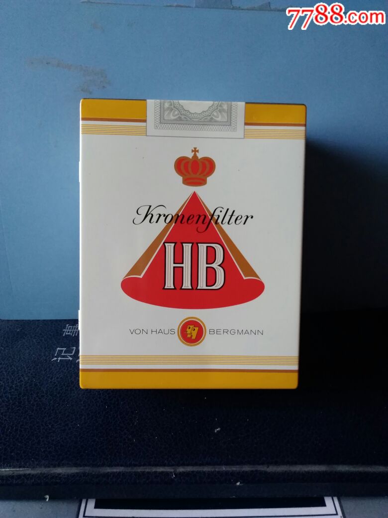 德国hb豪斯.贝格曼香烟长方铁烟盒
