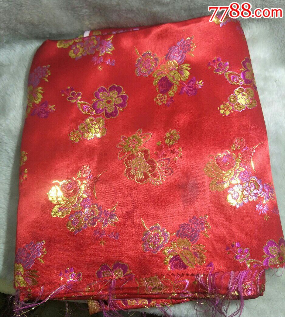 丝绸缎子背面和辱面几块-au16638288-丝织原料-加价