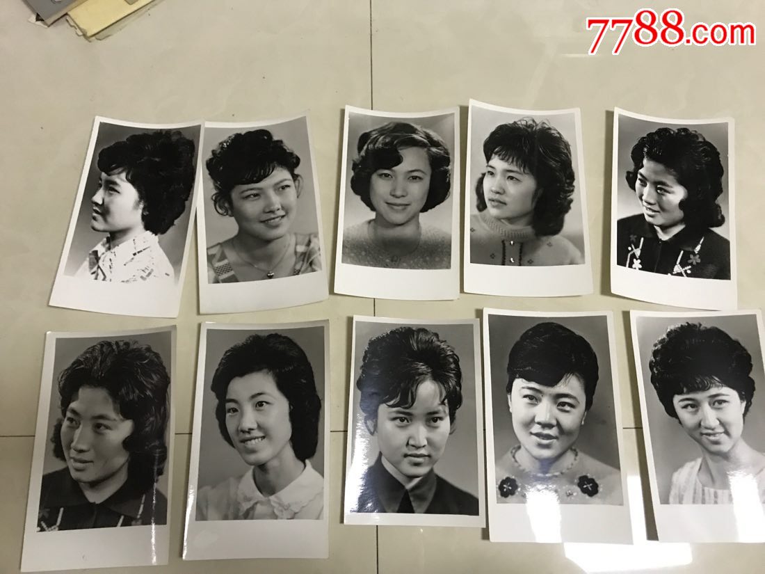 80-90年代理发店发型橱窗照片32张合拍!