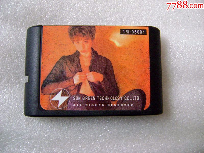 世嘉md游戏卡带,早期半集成卡,经典麻将游戏,