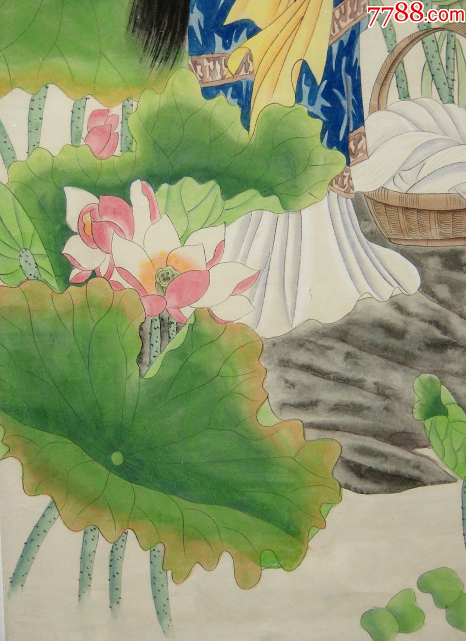 著名工笔画画家【王美芳】人物保真手绘