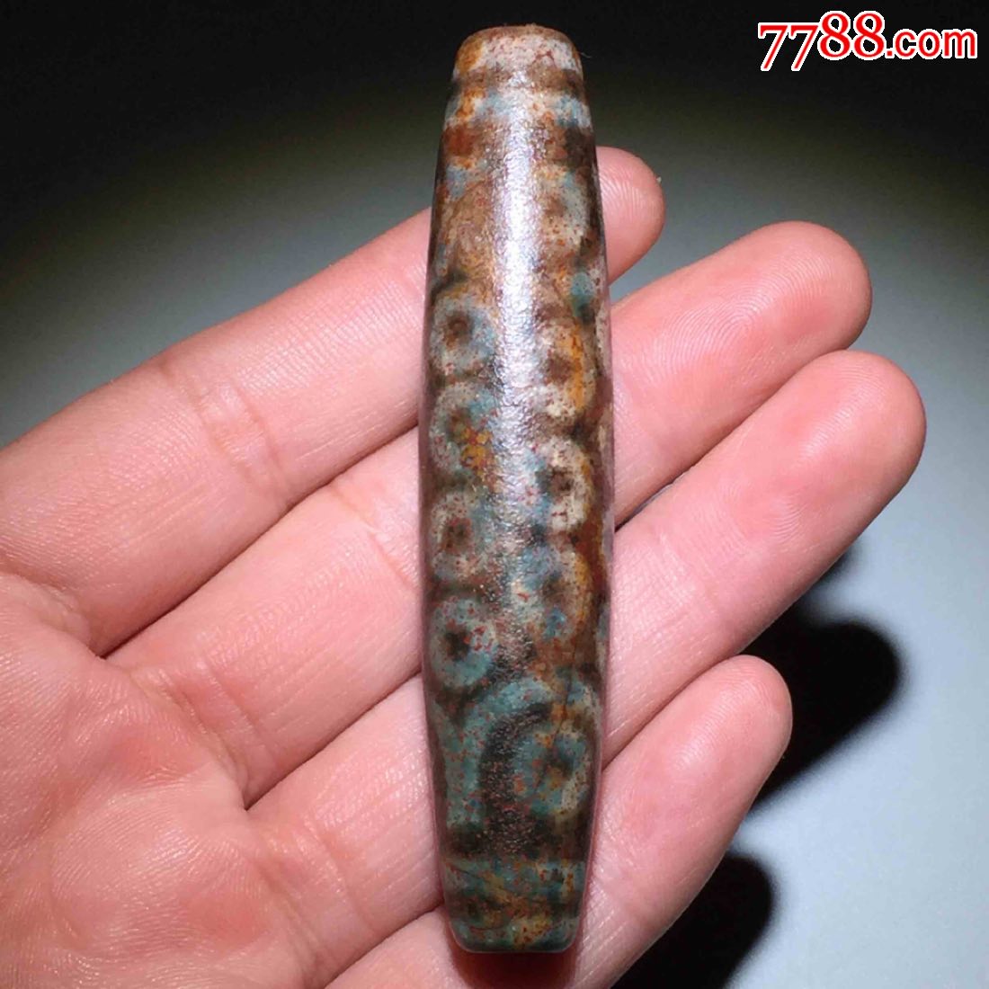 藏传西藏象雄二十七眼天珠.
