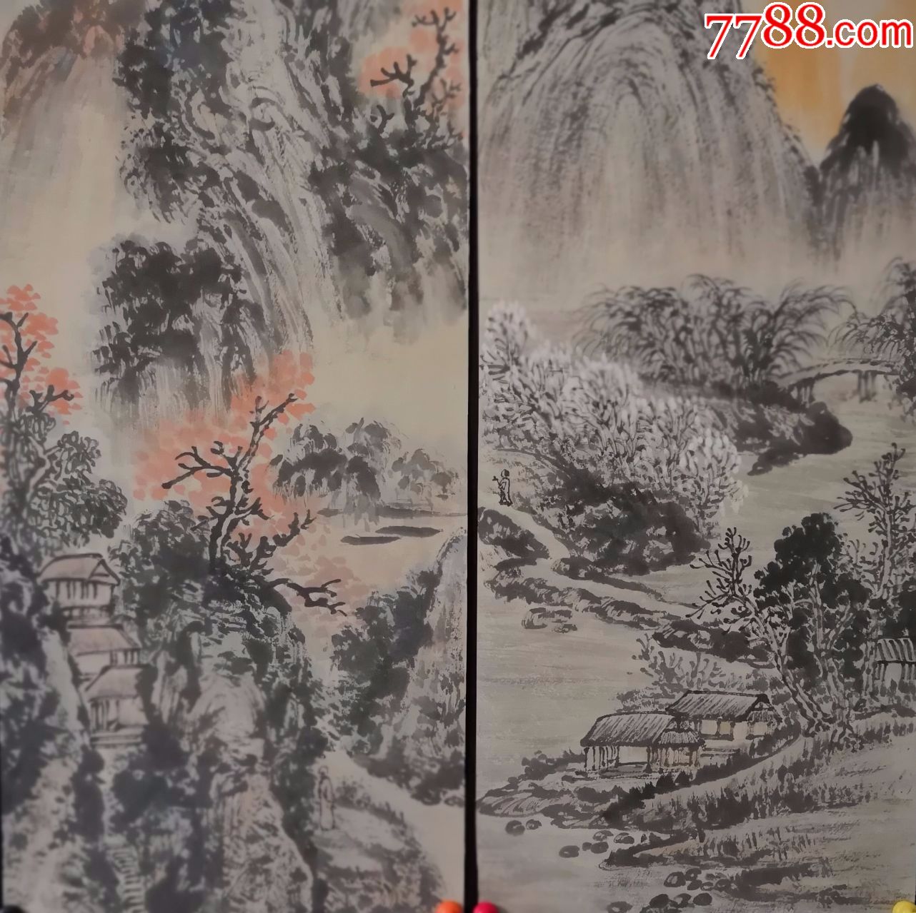 上海美协常务理事《应野平》精品山水画