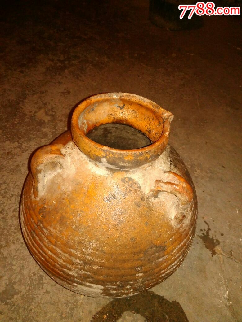 老古董马口窑精品陶罐一个