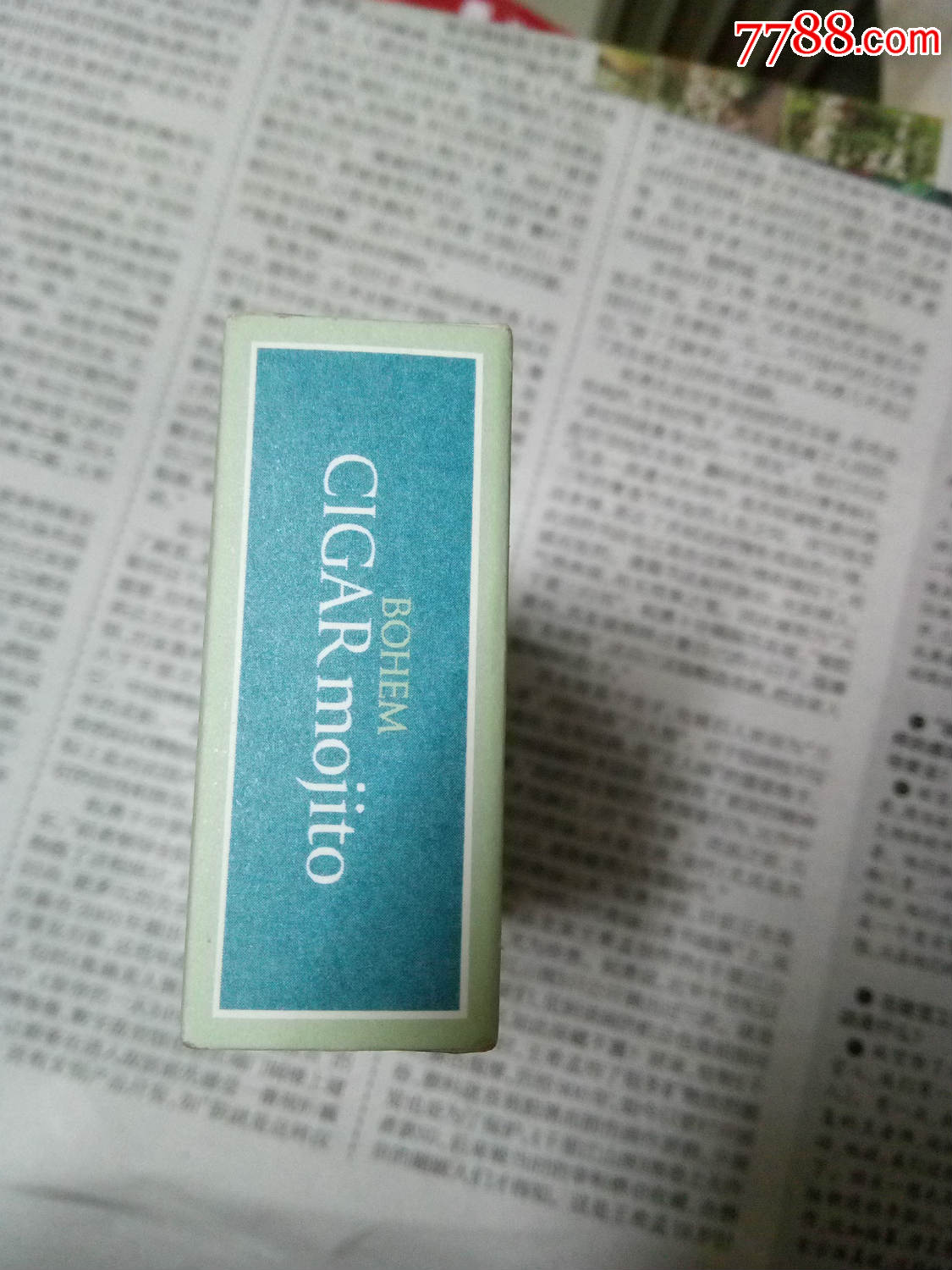 韩国树叶牌bohemcigarmojito博恒烟标盒