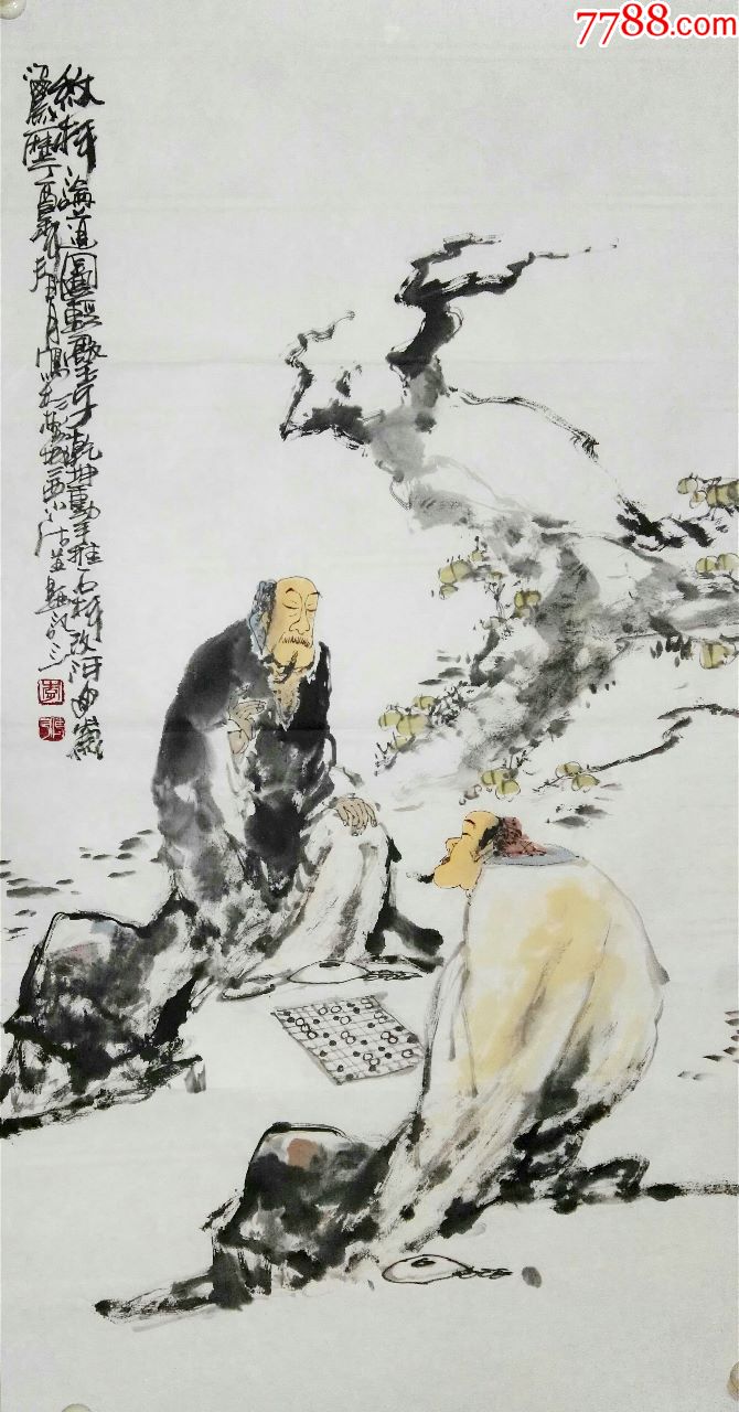 李傅宇老师古代写意人物画-zc17331740-人物国画原作