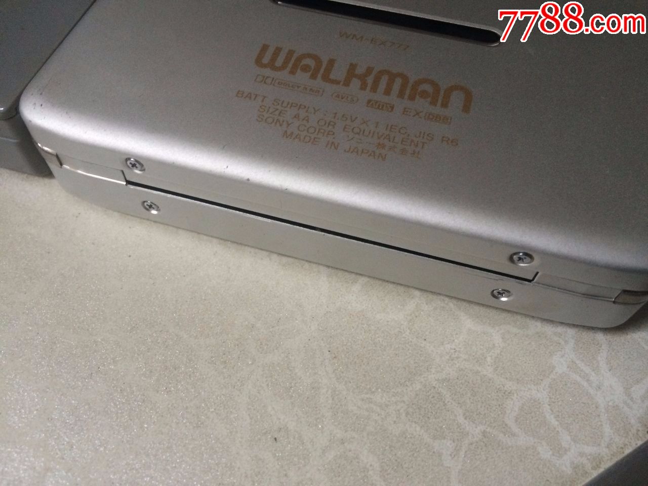 一台经典收藏wm-ex777sony索尼磁带随身听walkman磁带机_第9张