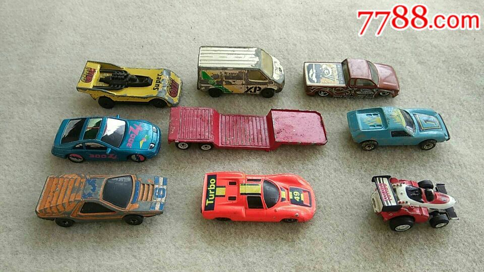 80年代合金小汽车9个(二)_其他传统玩具_第1张