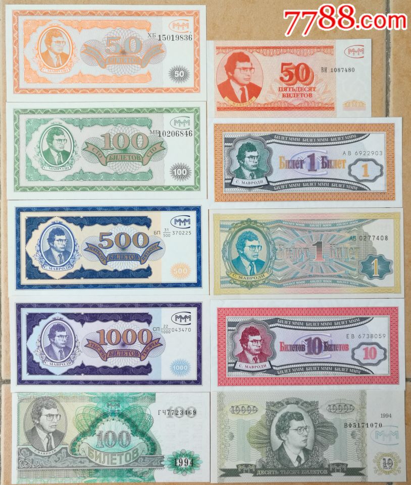 90年代苏联独联体时期钱币