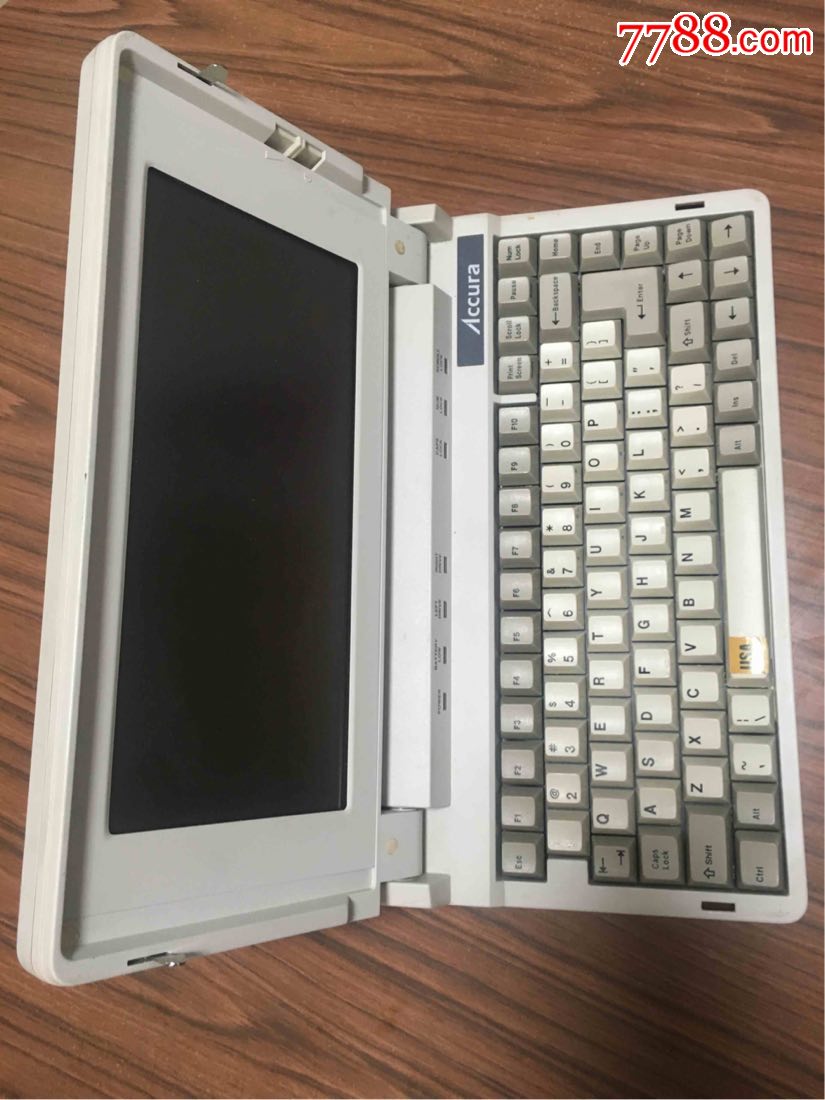 古董笔记本电脑老电脑accura101怀旧收藏请看描述
