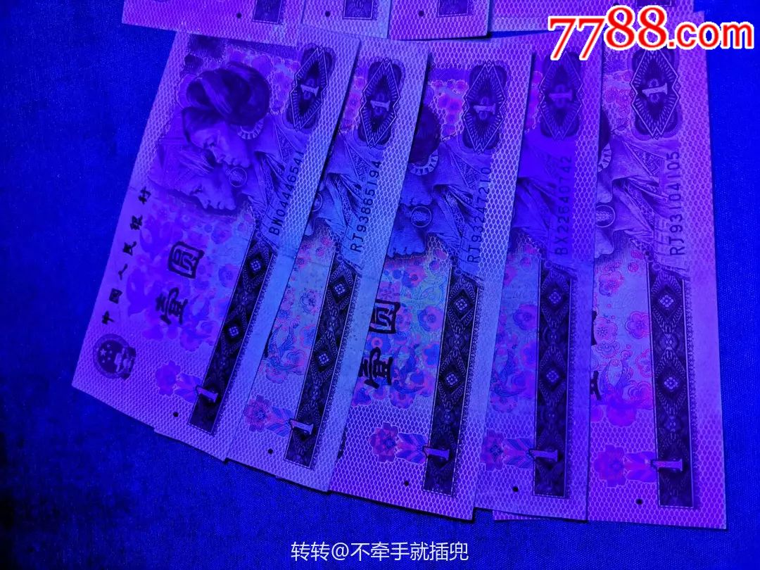 荧光漂亮的801金龙王好品相全新金龙王10散张一1