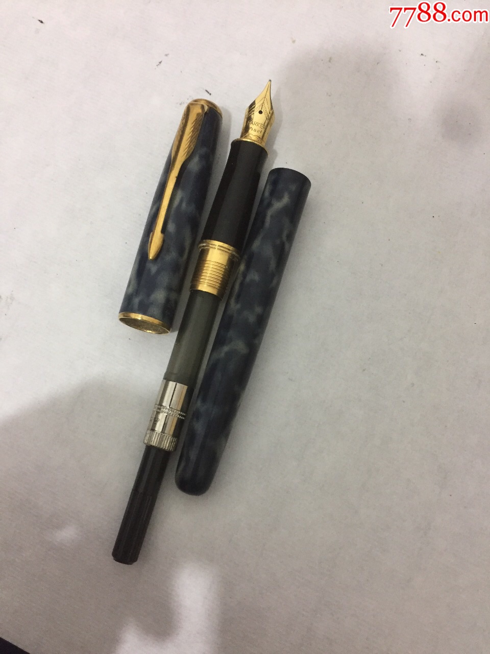 派克18k.750金笔