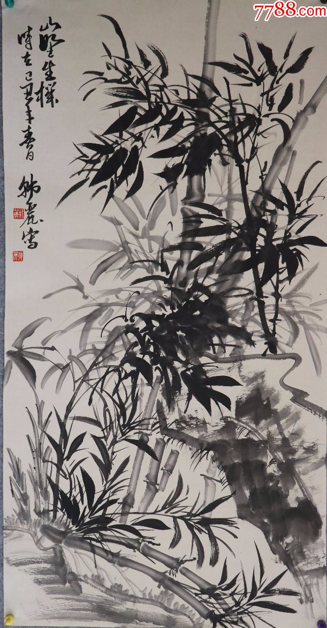 韩丽国家一级美术师,当代实力派竹画家,中国三峡画院一级画师