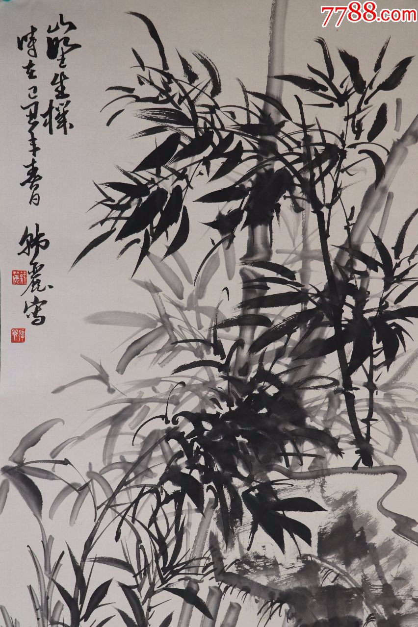 韩丽国家一级美术师,当代实力派竹画家,中国三峡画院一级画师