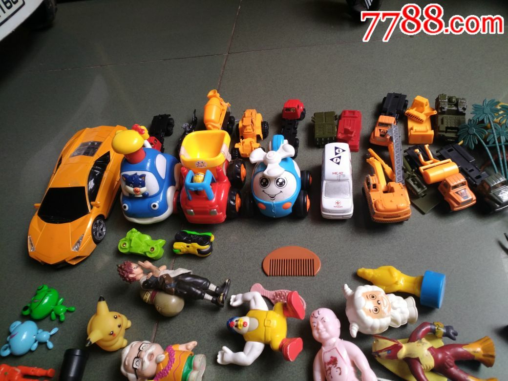 一堆玩具,配件,乐高人多个,印章,肯德基爷爷,汽车,恐龙,麦当劳等_第4