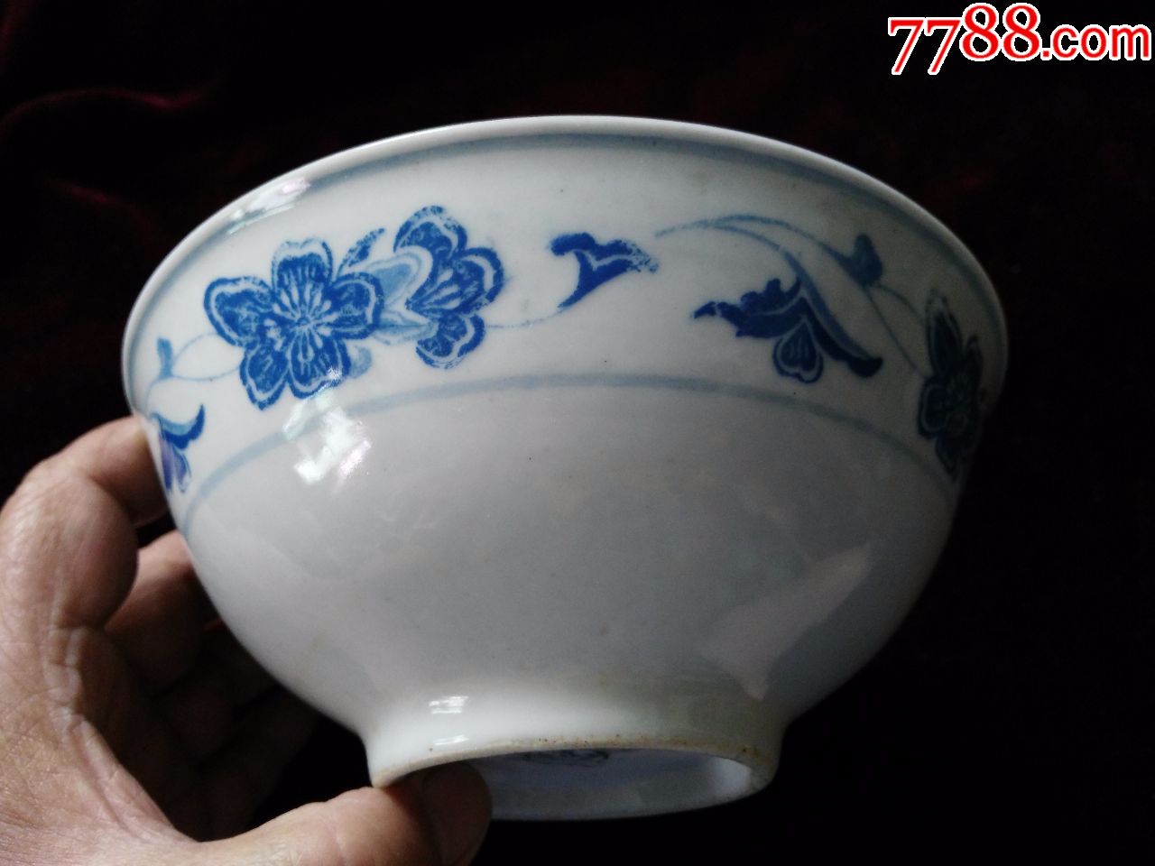 湖南石湾/花卉瓷碗