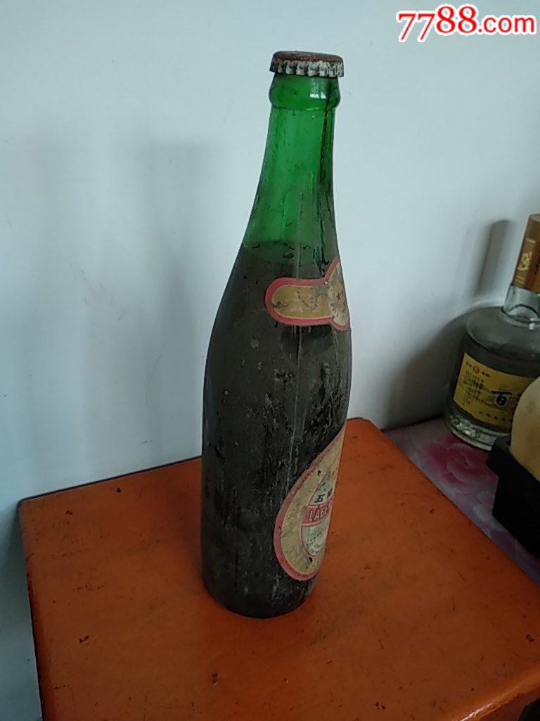 八十年代五星啤酒一瓶仅供收藏