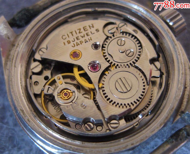小步古玩※日本西铁城citizen19钻机械女款手表,走时