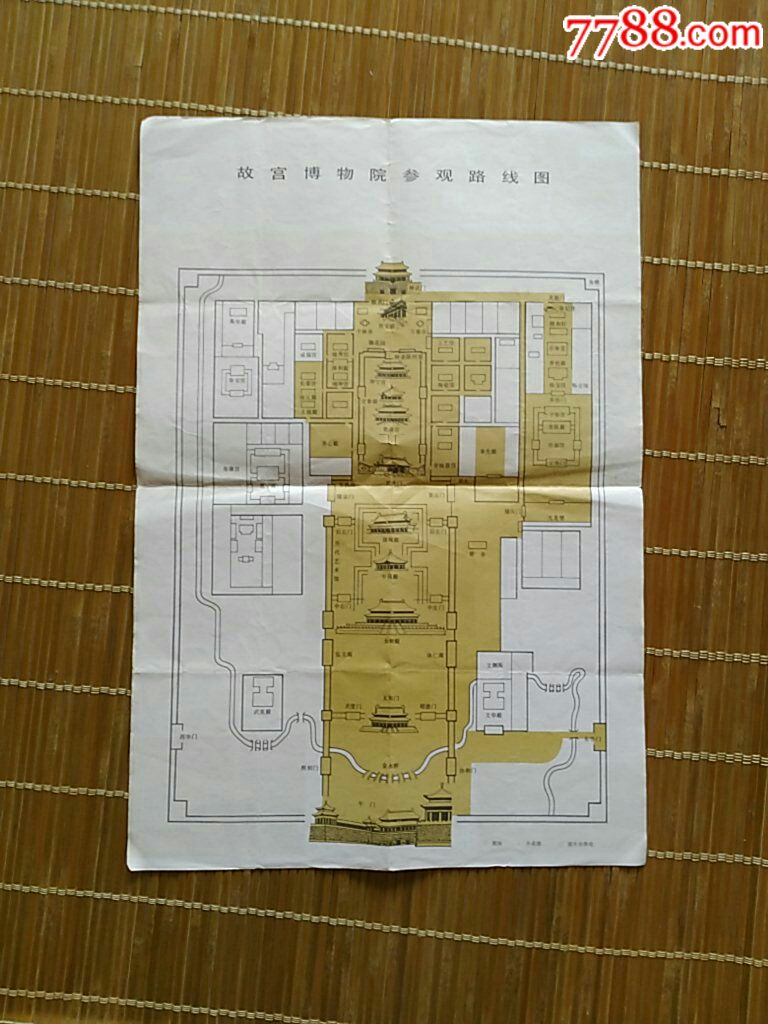 故宫博物院(参观路线图)