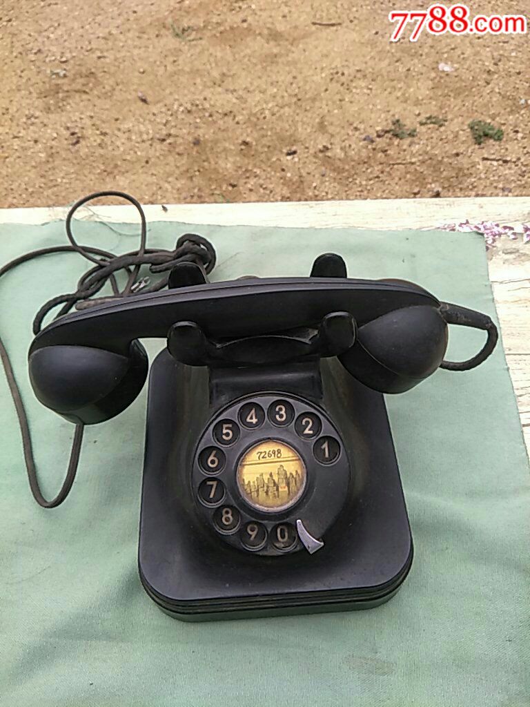 老式拨盘电话,旧电话机_第1张