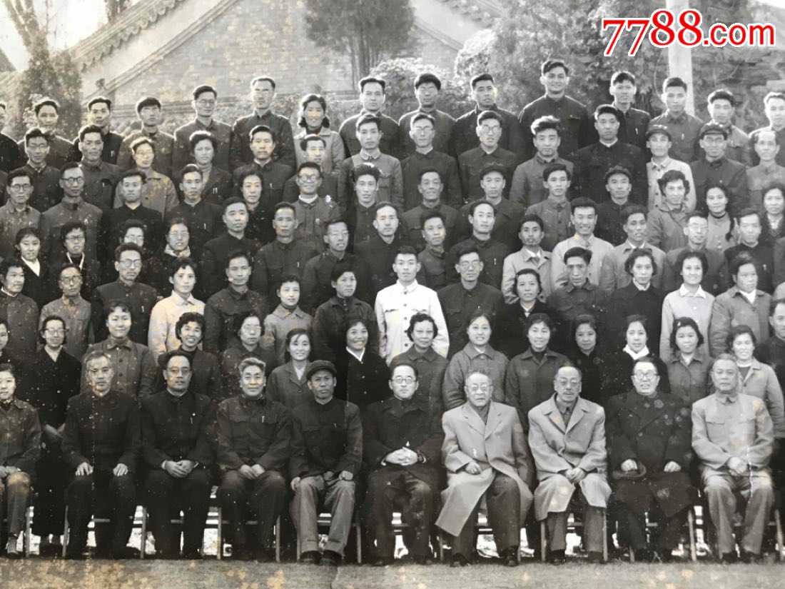 文革名人照片伟人照片党和国家领导人接见全国农业基建财贸统计工作