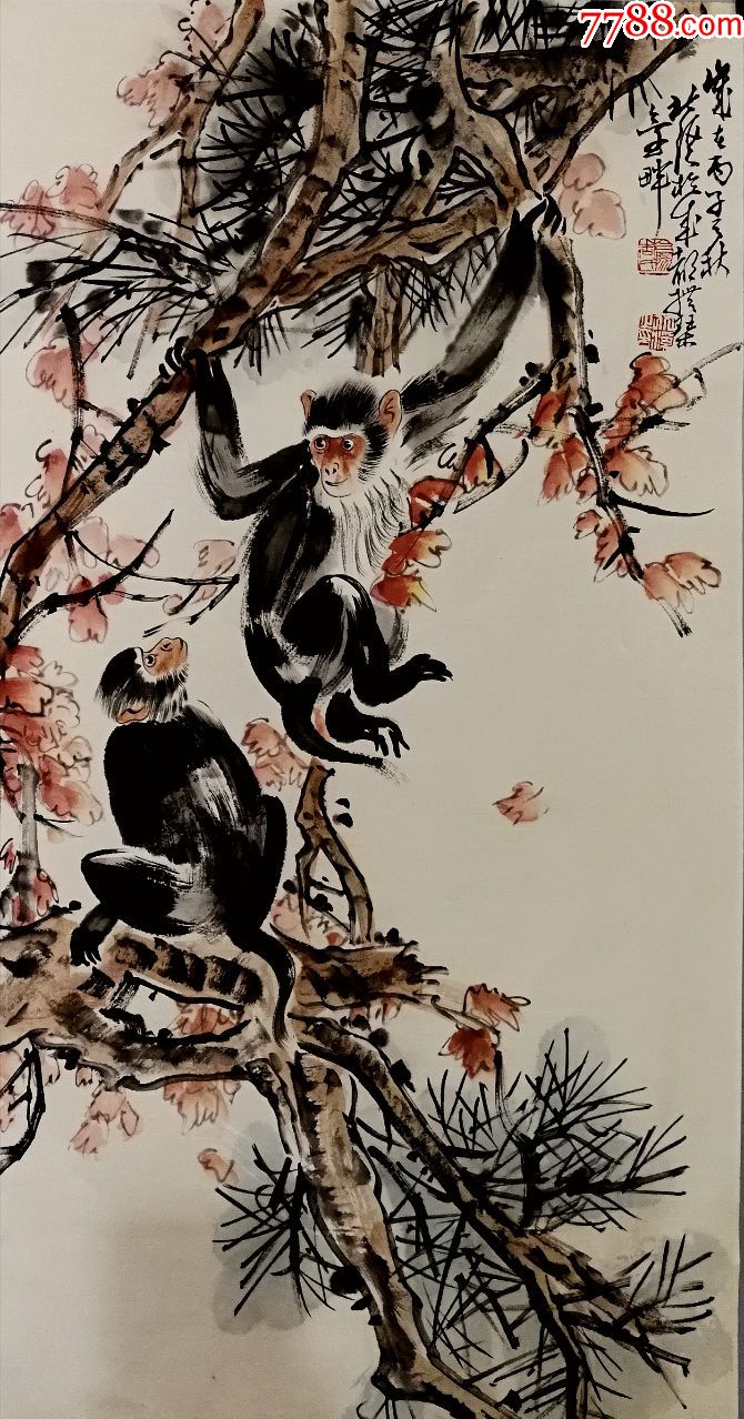 "蜀中美猴王"巴蜀一杰,自成一家的人间国宝画家【周北溪】猴