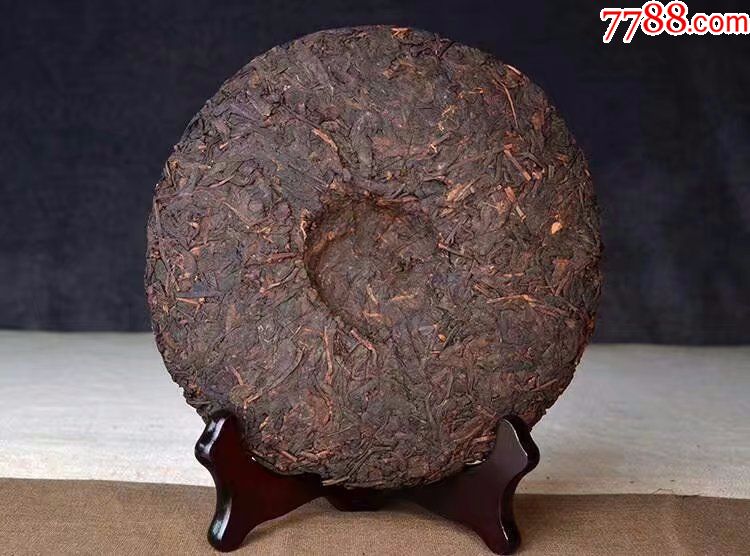 八年陈香云南普洱熟茶357克/饼纯正勐海七子饼一饼拍卖_价格28元_第2