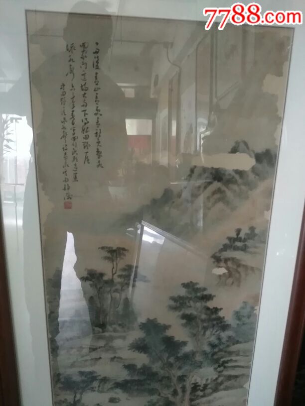 张静涛63年画青绿山水画