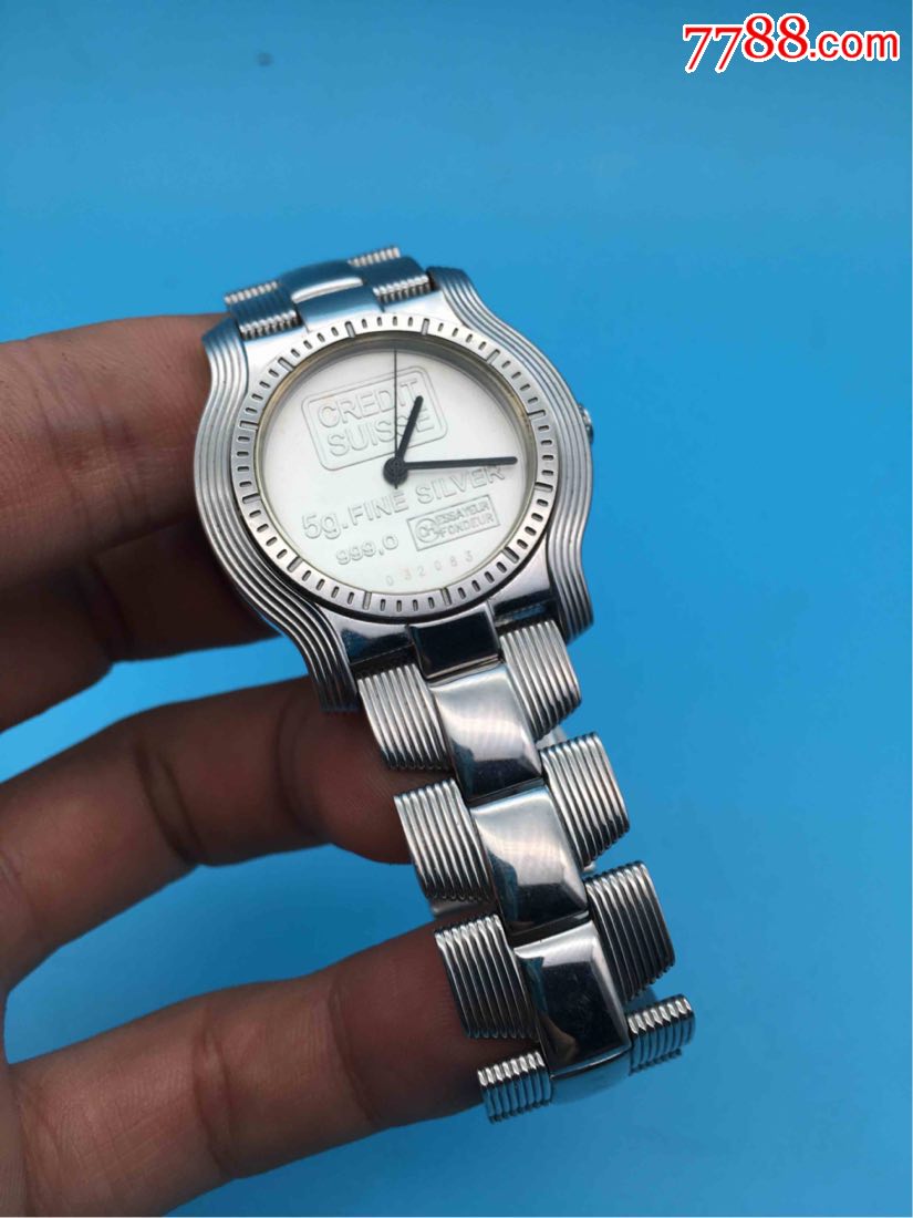好品5g999银盘男石英-au17881967-手表/腕表-加价-7788收藏__中国收藏