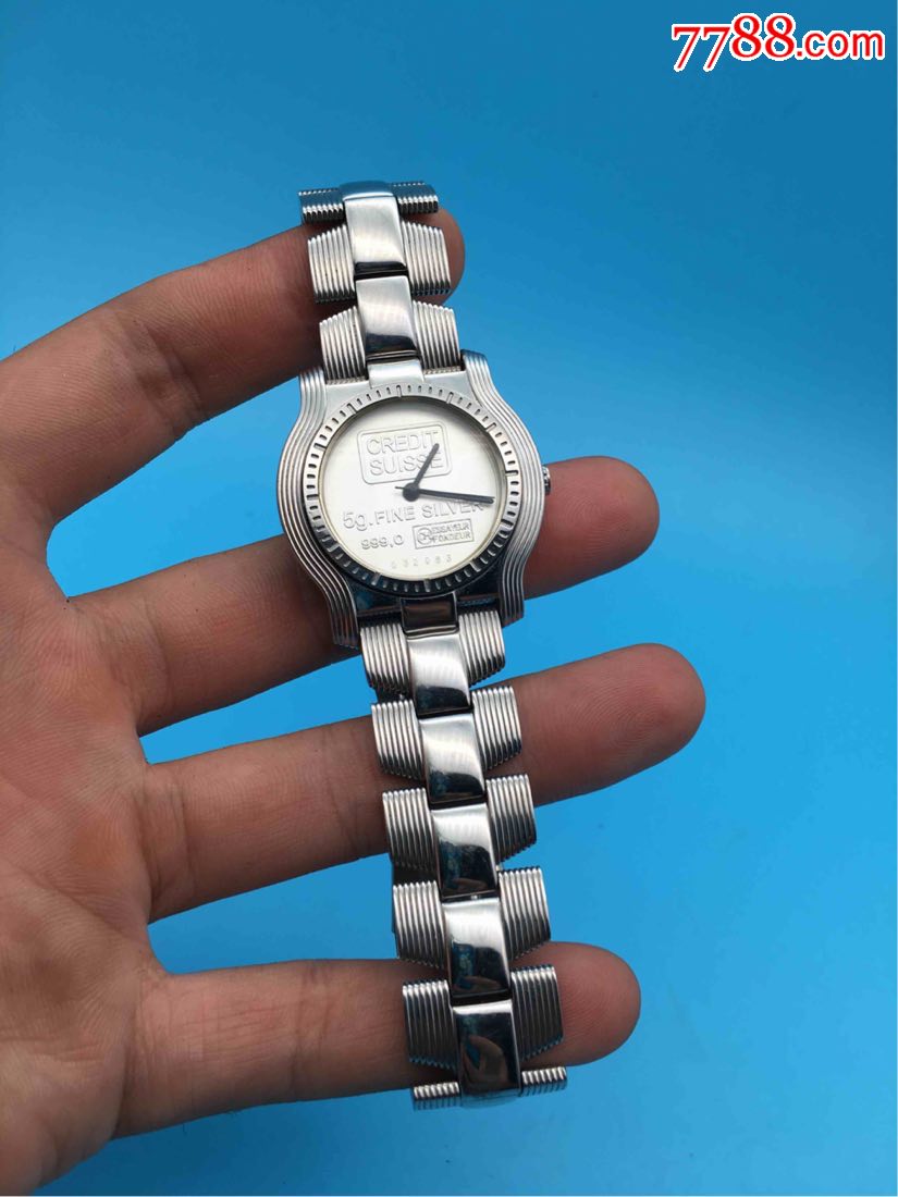 好品5g999银盘男石英-au17881967-手表/腕表-加价-7788收藏__中国收藏