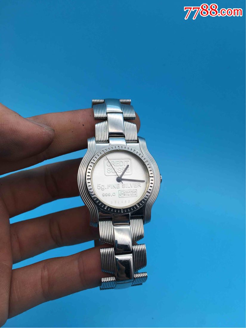 好品5g999银盘男石英-au17881967-手表/腕表-加价-7788收藏__中国收藏