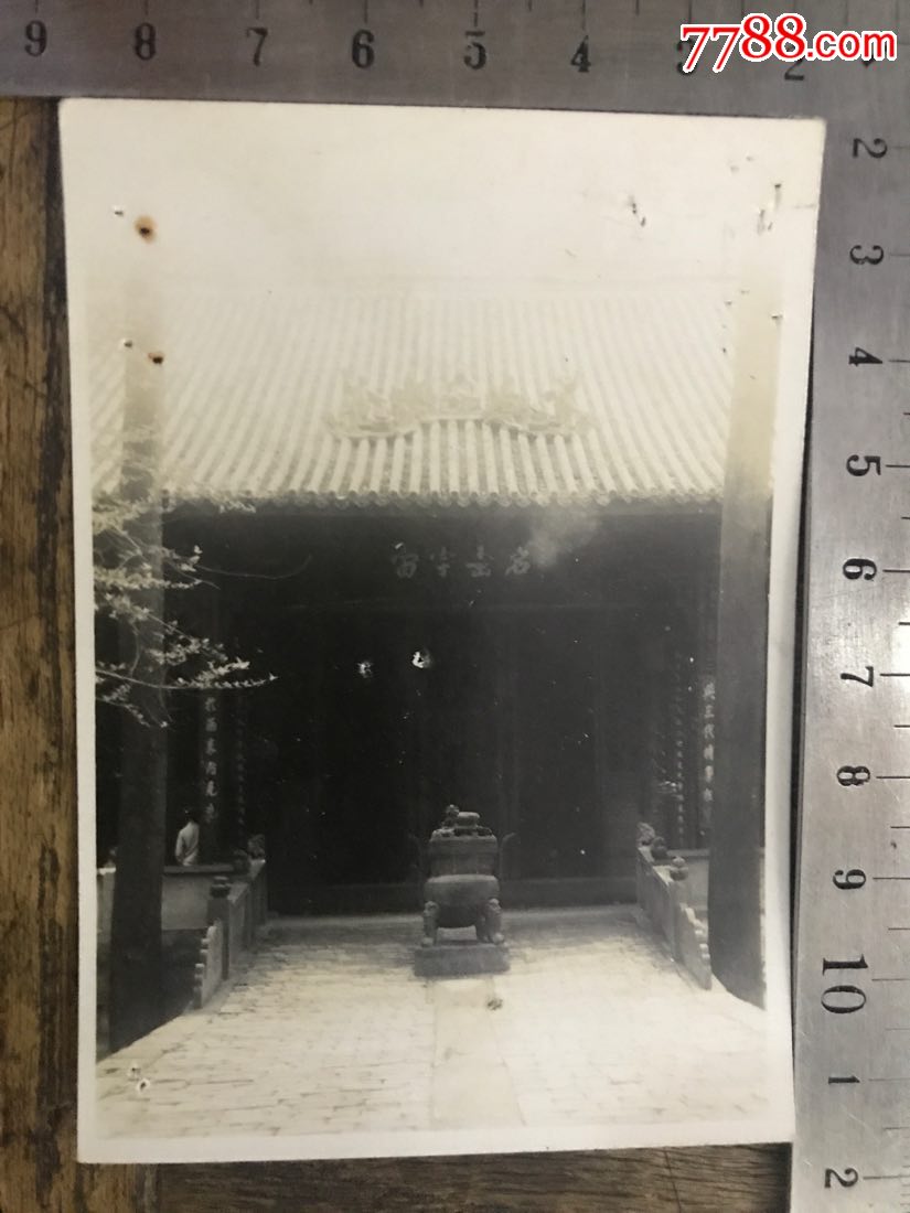 民国成都武侯祠正殿之二,老照片_第1张
