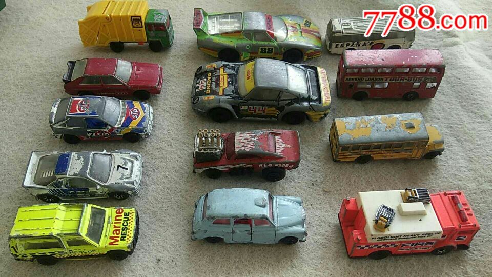 80年代合金小汽车13个-au17908777-其他传统玩具-加价