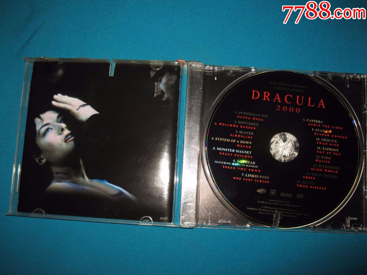 吸血鬼电影原声,Dracula2000:外国原版摇滚CD