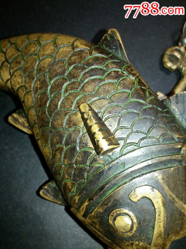 鱼形-铜锁