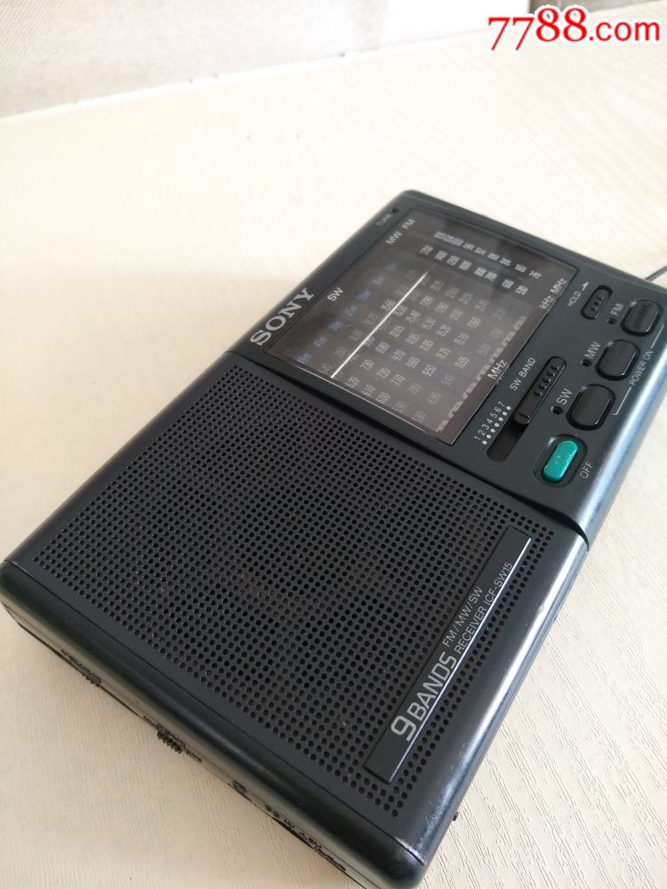 sony索尼sw15便携式9波段收音机日本制造